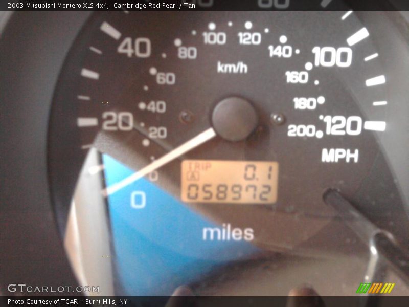Cambridge Red Pearl / Tan 2003 Mitsubishi Montero XLS 4x4
