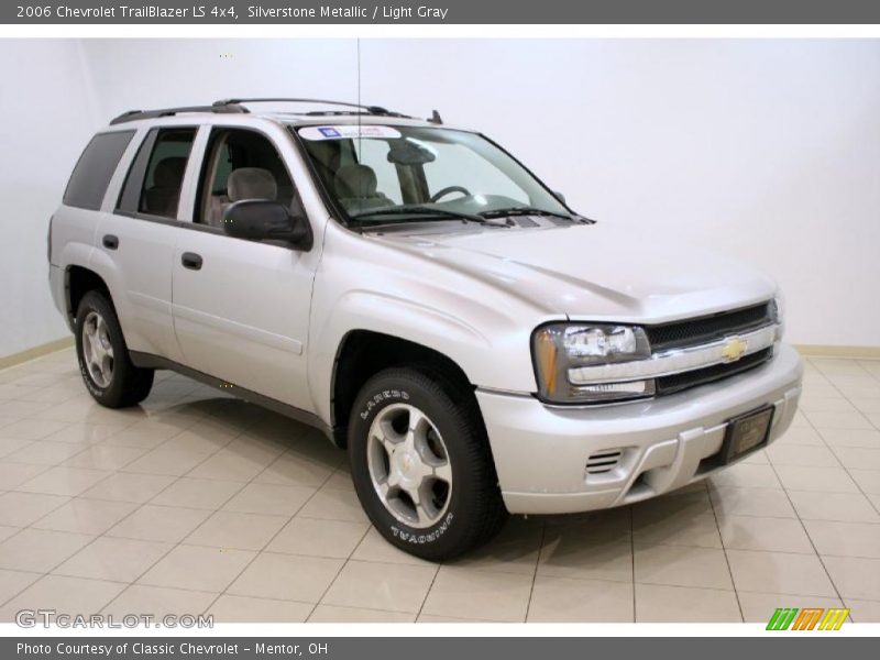 Silverstone Metallic / Light Gray 2006 Chevrolet TrailBlazer LS 4x4