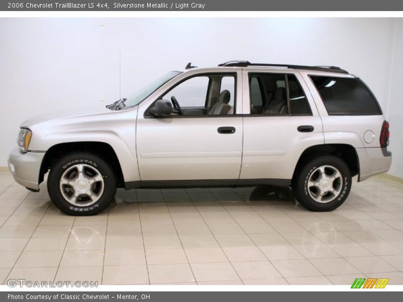 Silverstone Metallic / Light Gray 2006 Chevrolet TrailBlazer LS 4x4