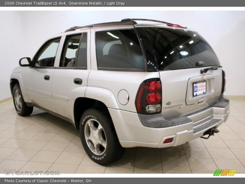 Silverstone Metallic / Light Gray 2006 Chevrolet TrailBlazer LS 4x4