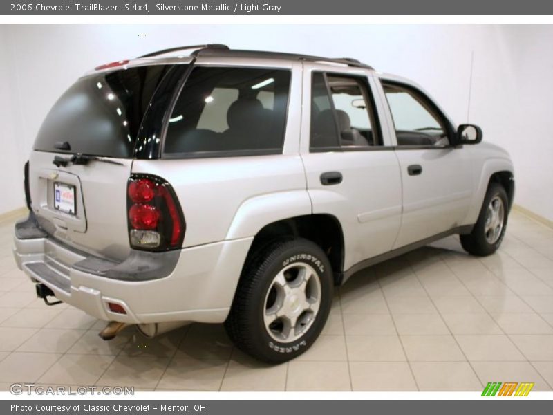 Silverstone Metallic / Light Gray 2006 Chevrolet TrailBlazer LS 4x4