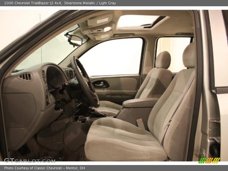 Silverstone Metallic / Light Gray 2006 Chevrolet TrailBlazer LS 4x4