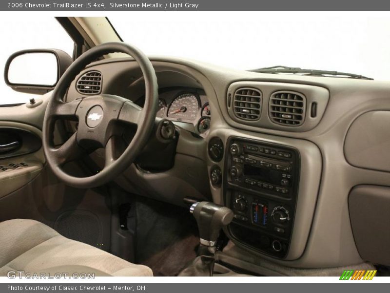 Silverstone Metallic / Light Gray 2006 Chevrolet TrailBlazer LS 4x4