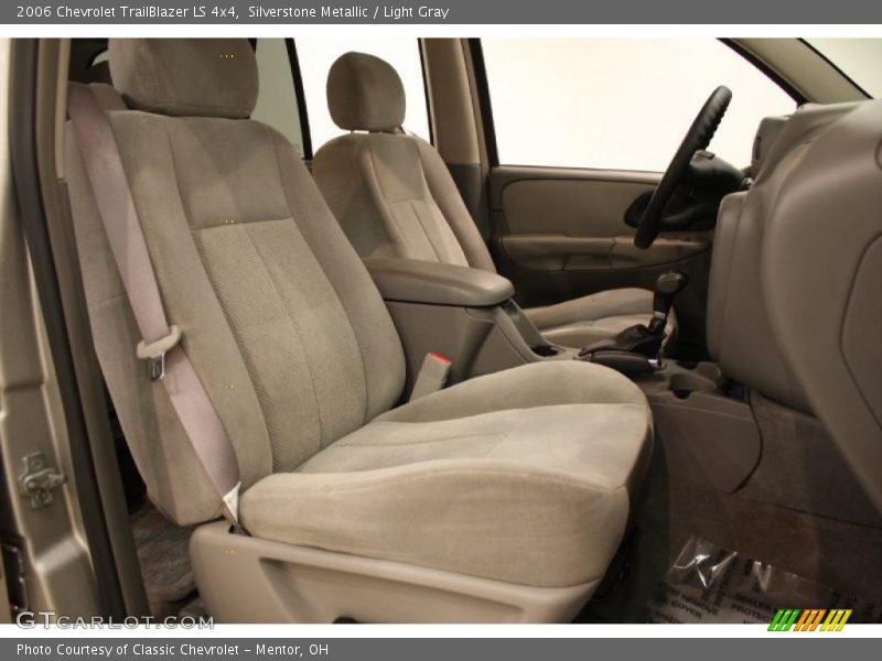 Silverstone Metallic / Light Gray 2006 Chevrolet TrailBlazer LS 4x4