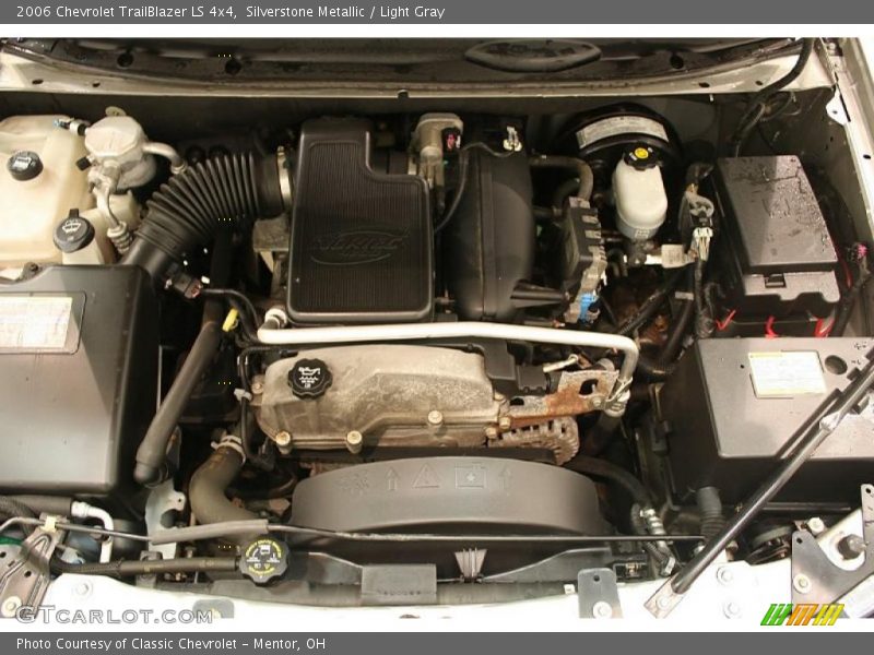 Silverstone Metallic / Light Gray 2006 Chevrolet TrailBlazer LS 4x4