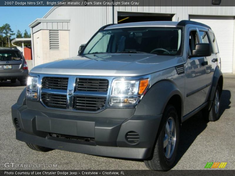 Bright Silver Metallic / Dark Slate Gray/Light Slate Gray 2007 Dodge Nitro SXT