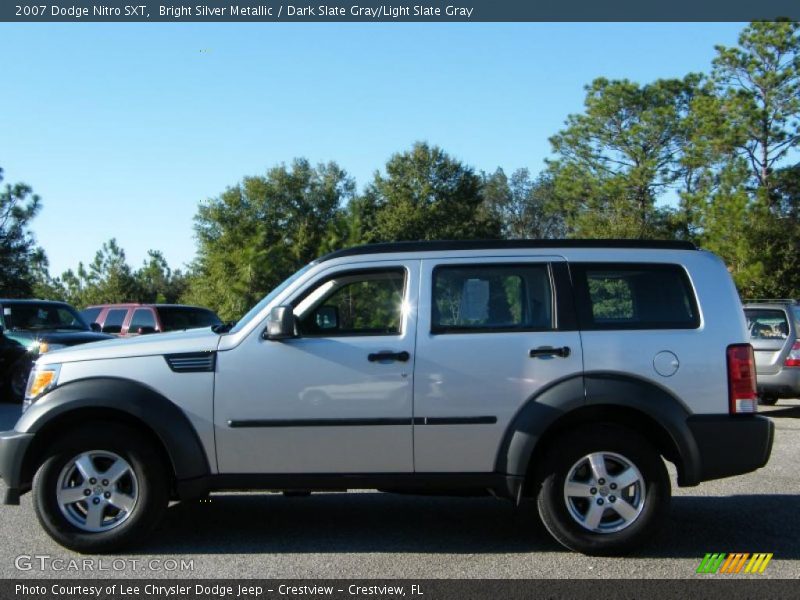 Bright Silver Metallic / Dark Slate Gray/Light Slate Gray 2007 Dodge Nitro SXT