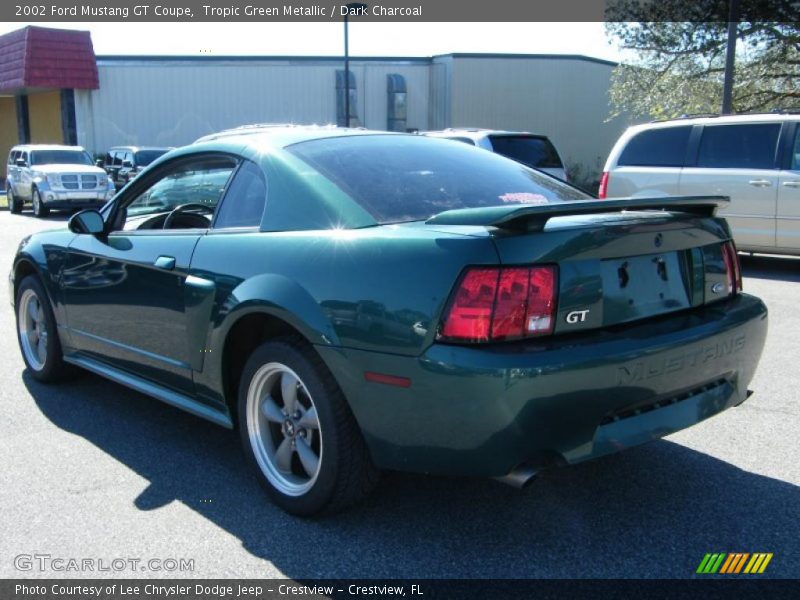 Tropic Green Metallic / Dark Charcoal 2002 Ford Mustang GT Coupe