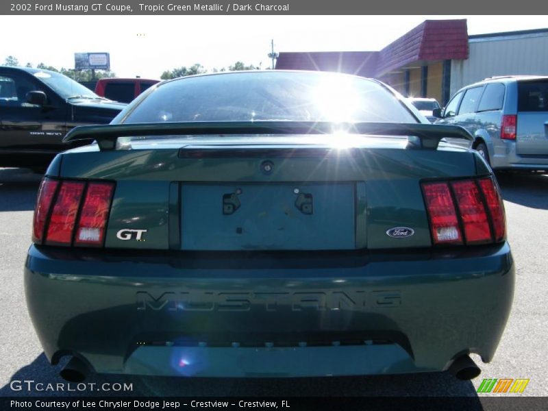 Tropic Green Metallic / Dark Charcoal 2002 Ford Mustang GT Coupe