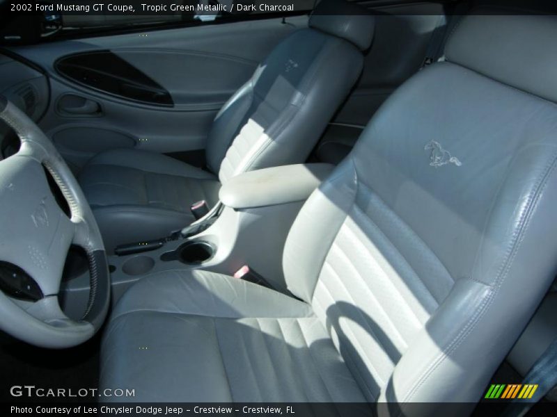 Tropic Green Metallic / Dark Charcoal 2002 Ford Mustang GT Coupe