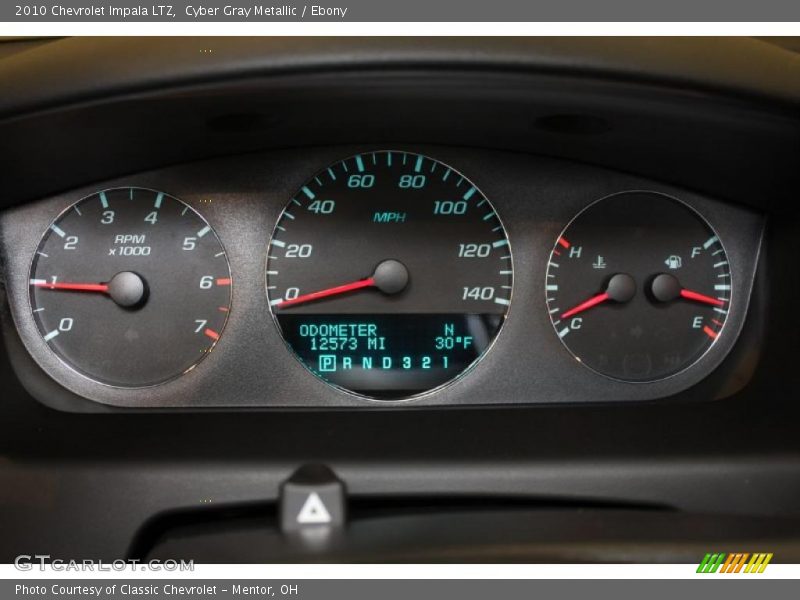 Cyber Gray Metallic / Ebony 2010 Chevrolet Impala LTZ