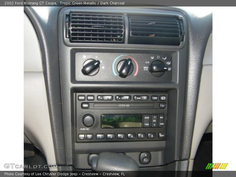 Tropic Green Metallic / Dark Charcoal 2002 Ford Mustang GT Coupe