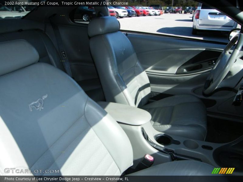 Tropic Green Metallic / Dark Charcoal 2002 Ford Mustang GT Coupe