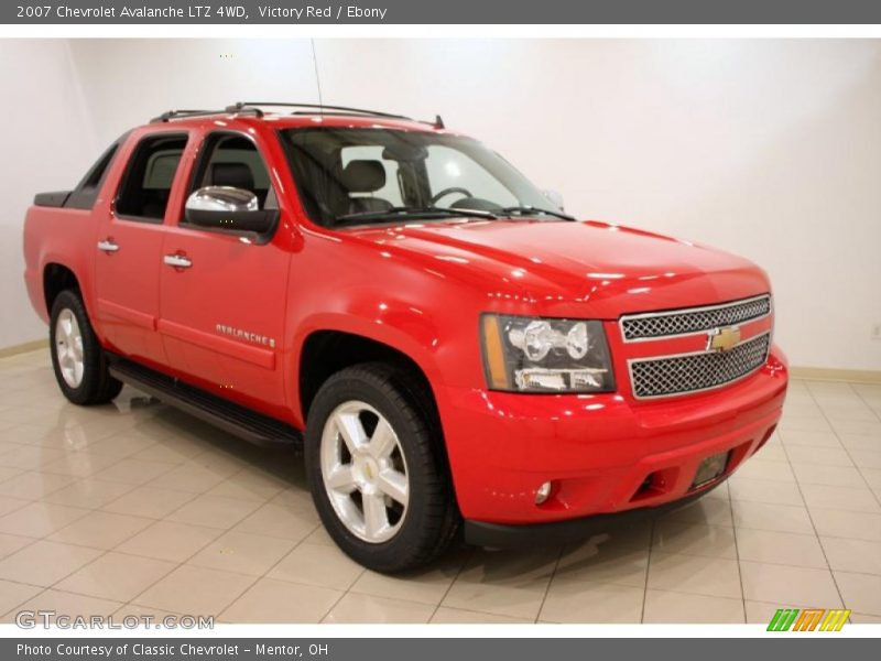 Victory Red / Ebony 2007 Chevrolet Avalanche LTZ 4WD