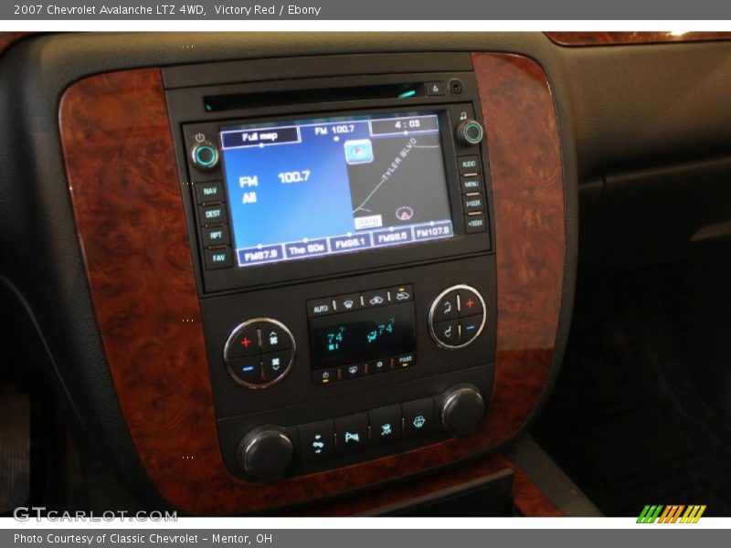 Victory Red / Ebony 2007 Chevrolet Avalanche LTZ 4WD