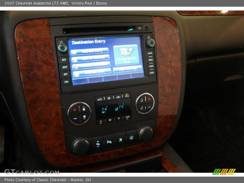 Victory Red / Ebony 2007 Chevrolet Avalanche LTZ 4WD
