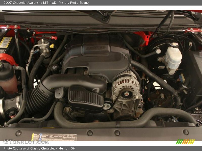 Victory Red / Ebony 2007 Chevrolet Avalanche LTZ 4WD
