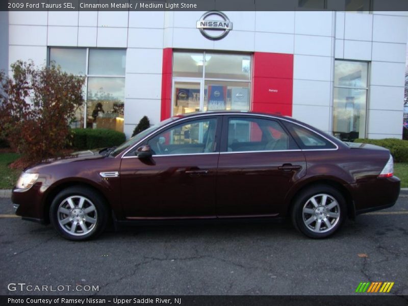 Cinnamon Metallic / Medium Light Stone 2009 Ford Taurus SEL