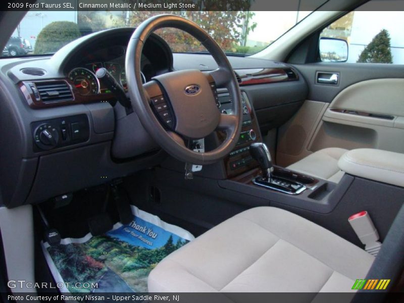 Medium Light Stone Interior - 2009 Taurus SEL 