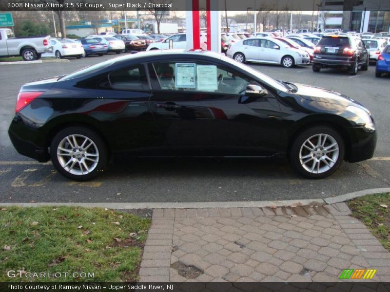 Super Black / Charcoal 2008 Nissan Altima 3.5 SE Coupe