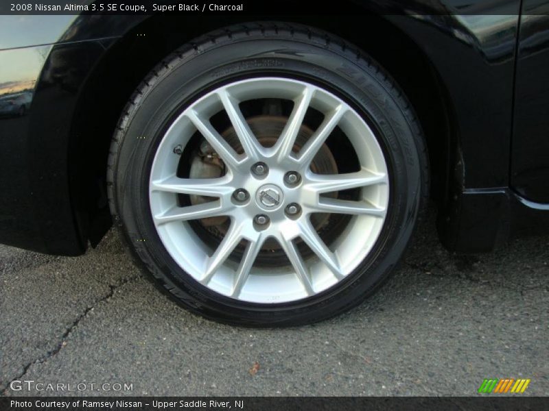 Super Black / Charcoal 2008 Nissan Altima 3.5 SE Coupe