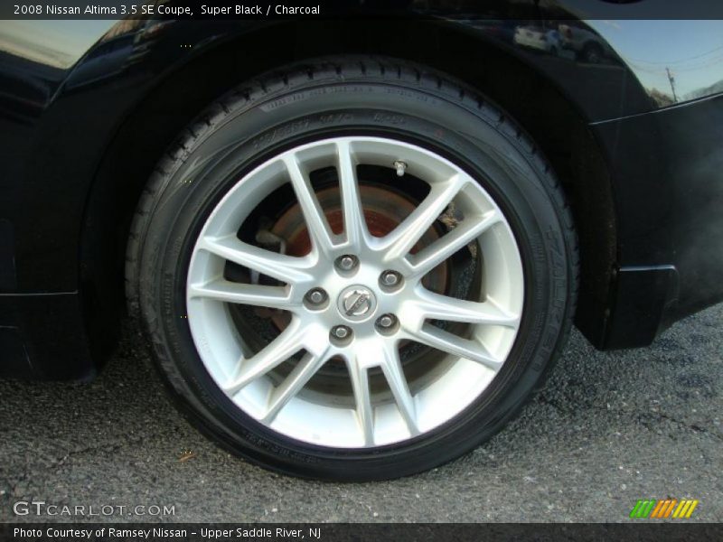 Super Black / Charcoal 2008 Nissan Altima 3.5 SE Coupe