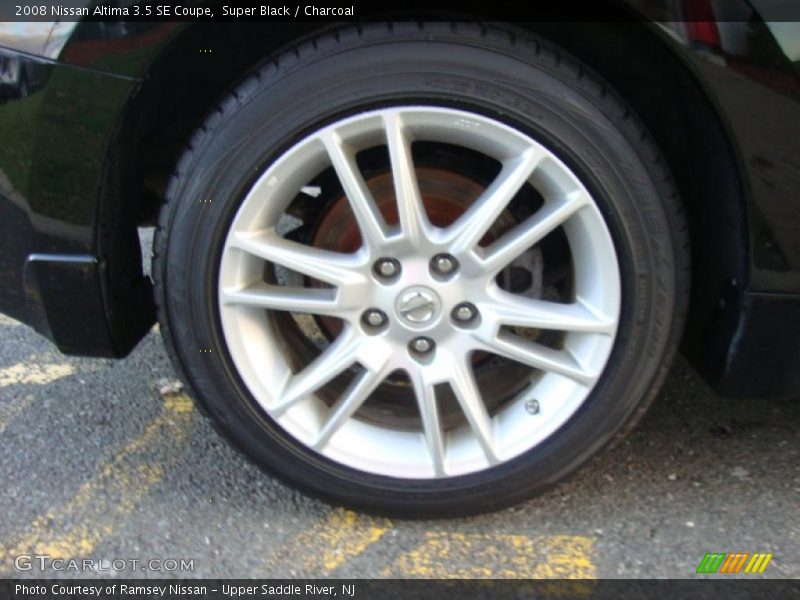 Super Black / Charcoal 2008 Nissan Altima 3.5 SE Coupe