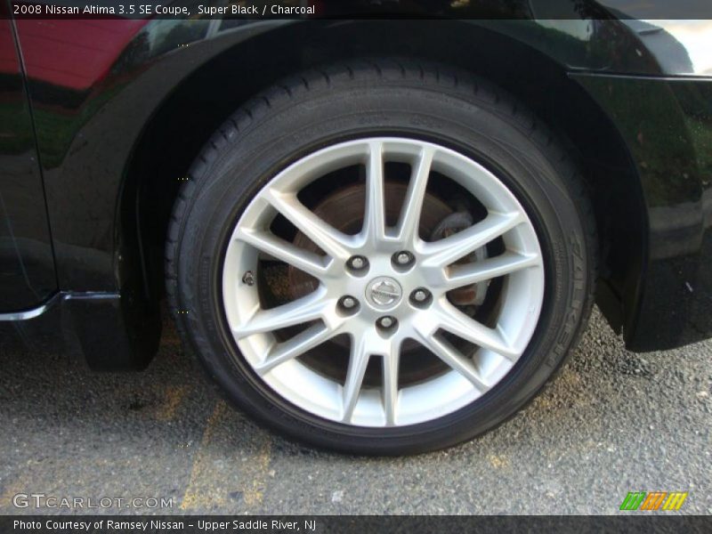 Super Black / Charcoal 2008 Nissan Altima 3.5 SE Coupe