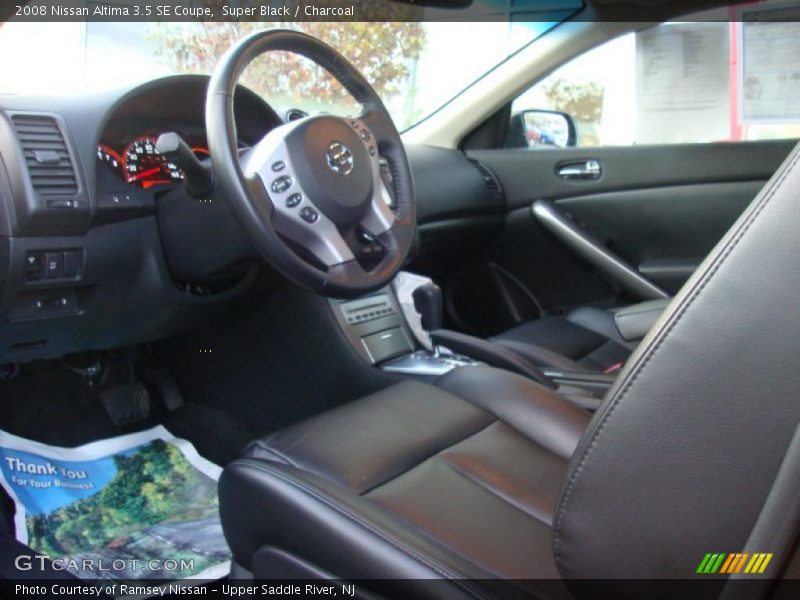 Super Black / Charcoal 2008 Nissan Altima 3.5 SE Coupe