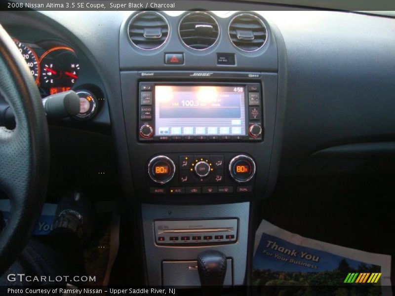 Super Black / Charcoal 2008 Nissan Altima 3.5 SE Coupe