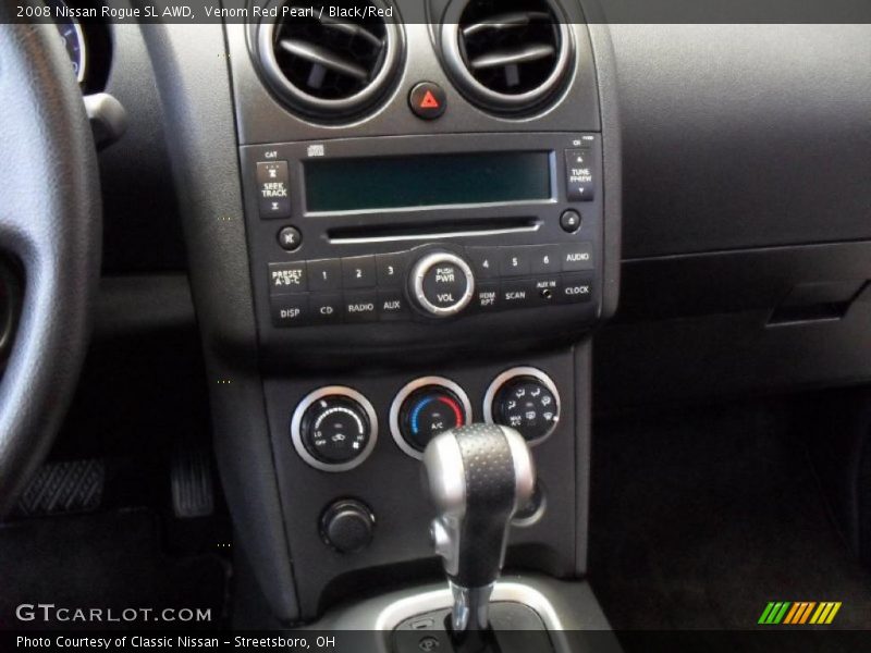 Venom Red Pearl / Black/Red 2008 Nissan Rogue SL AWD