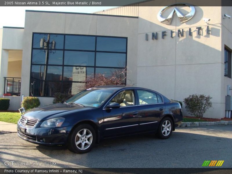 Majestic Blue Metallic / Blond 2005 Nissan Altima 3.5 SL
