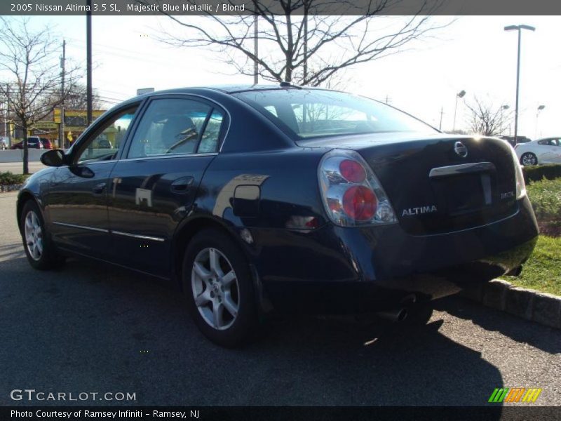 Majestic Blue Metallic / Blond 2005 Nissan Altima 3.5 SL