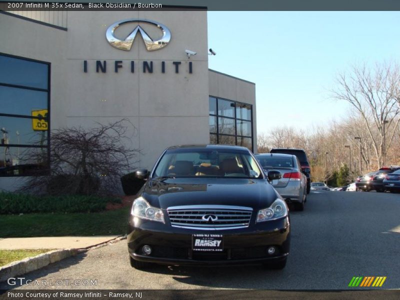 Black Obsidian / Bourbon 2007 Infiniti M 35x Sedan