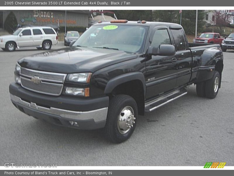 Black / Tan 2005 Chevrolet Silverado 3500 LT Extended Cab 4x4 Dually