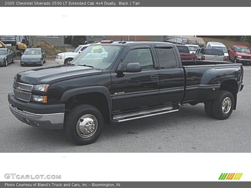 Black / Tan 2005 Chevrolet Silverado 3500 LT Extended Cab 4x4 Dually