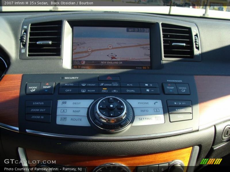 Black Obsidian / Bourbon 2007 Infiniti M 35x Sedan
