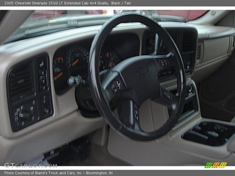 Black / Tan 2005 Chevrolet Silverado 3500 LT Extended Cab 4x4 Dually
