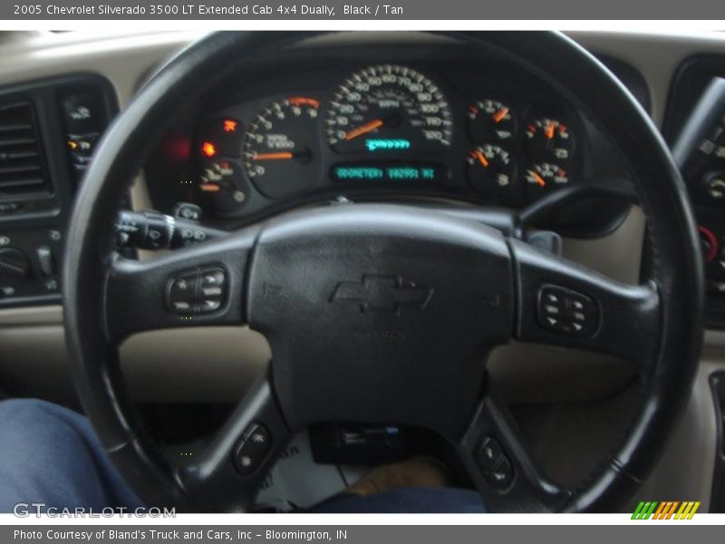 Black / Tan 2005 Chevrolet Silverado 3500 LT Extended Cab 4x4 Dually