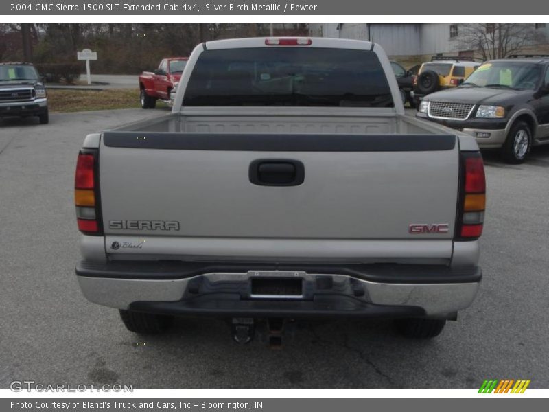 Silver Birch Metallic / Pewter 2004 GMC Sierra 1500 SLT Extended Cab 4x4