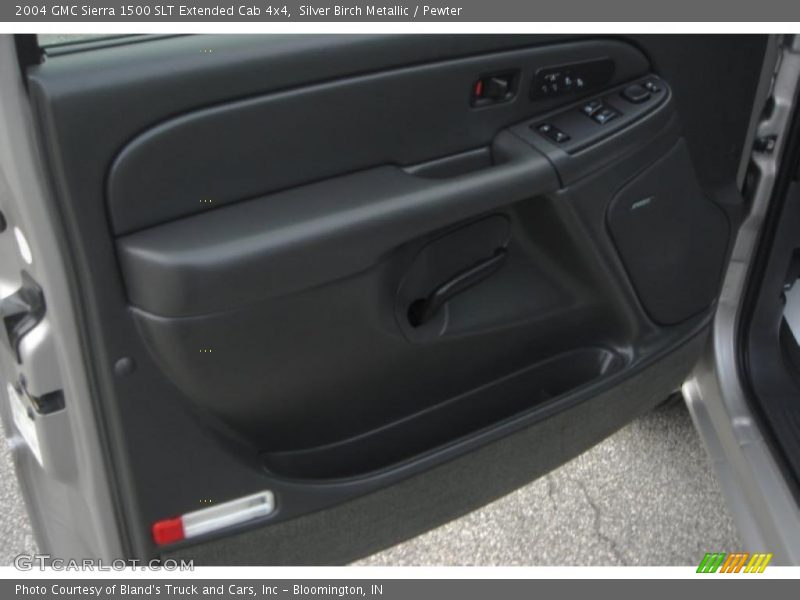 Silver Birch Metallic / Pewter 2004 GMC Sierra 1500 SLT Extended Cab 4x4