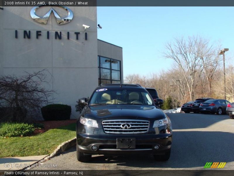 Black Obsidian / Wheat 2008 Infiniti FX 35 AWD