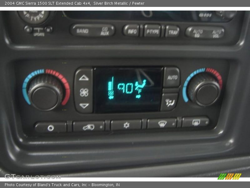 Silver Birch Metallic / Pewter 2004 GMC Sierra 1500 SLT Extended Cab 4x4