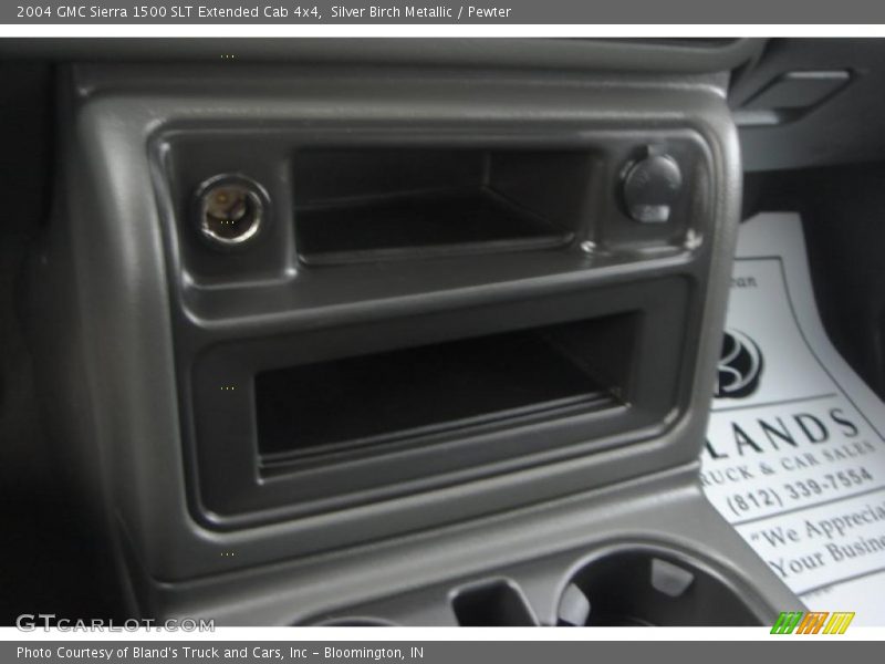 Silver Birch Metallic / Pewter 2004 GMC Sierra 1500 SLT Extended Cab 4x4