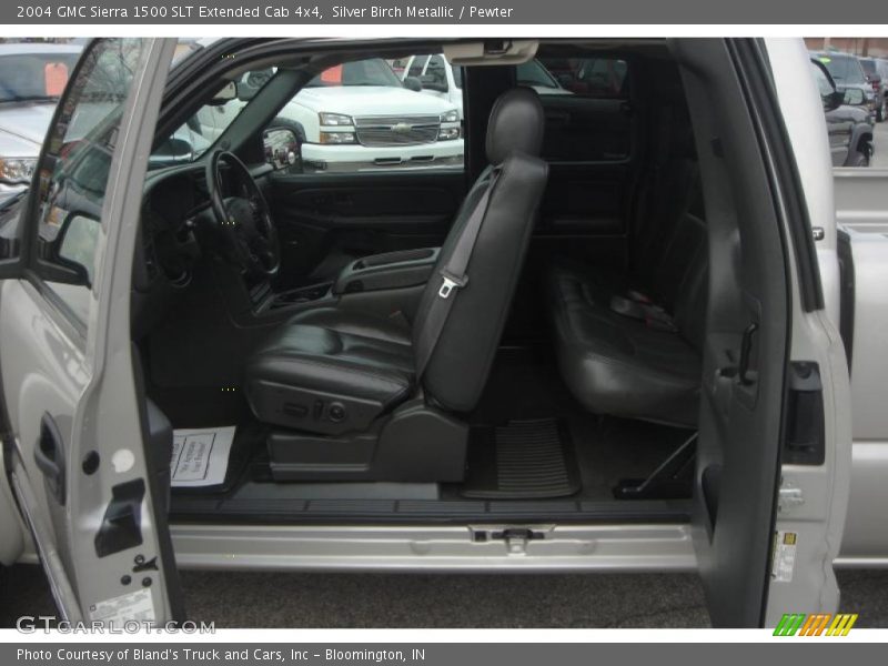 Silver Birch Metallic / Pewter 2004 GMC Sierra 1500 SLT Extended Cab 4x4