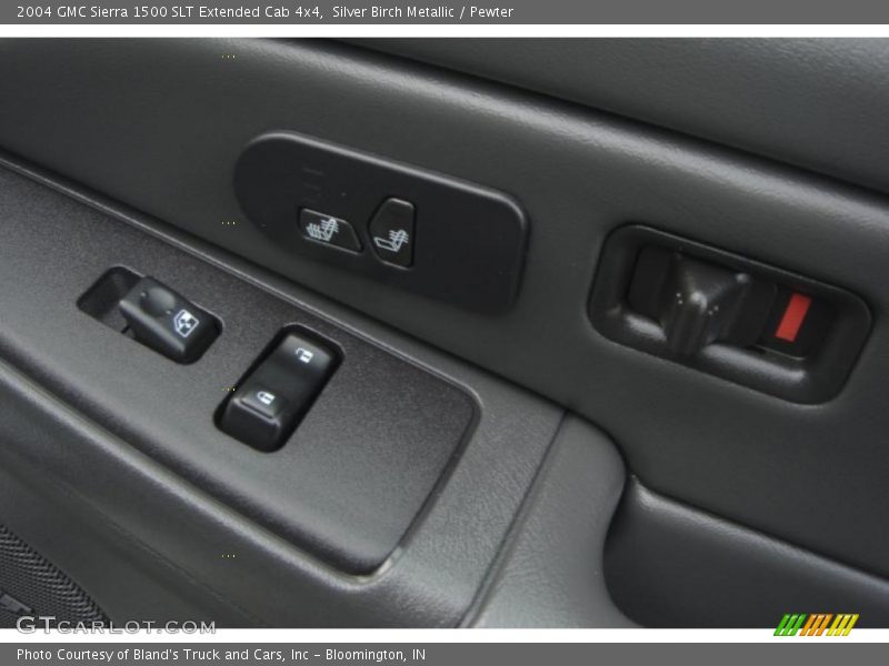 Silver Birch Metallic / Pewter 2004 GMC Sierra 1500 SLT Extended Cab 4x4