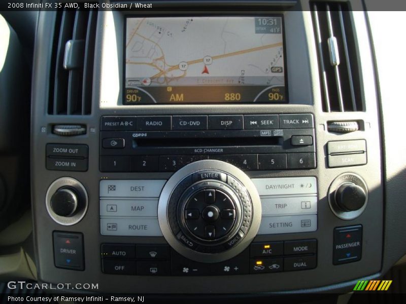 Black Obsidian / Wheat 2008 Infiniti FX 35 AWD