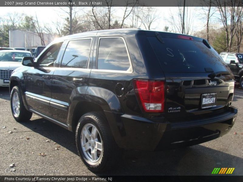 Black / Khaki 2007 Jeep Grand Cherokee Laredo 4x4
