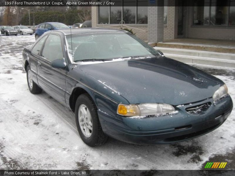 Alpine Green Metallic / Grey 1997 Ford Thunderbird LX Coupe