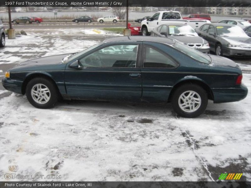Alpine Green Metallic / Grey 1997 Ford Thunderbird LX Coupe